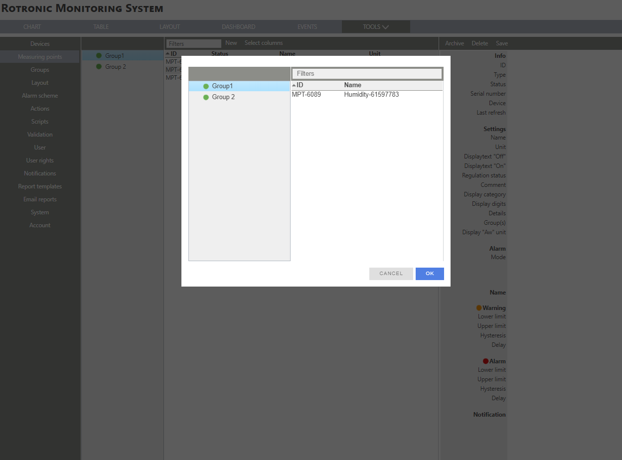 RMS add a psychrometric calculation step 6