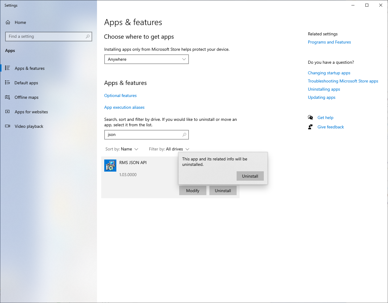 remove api 3