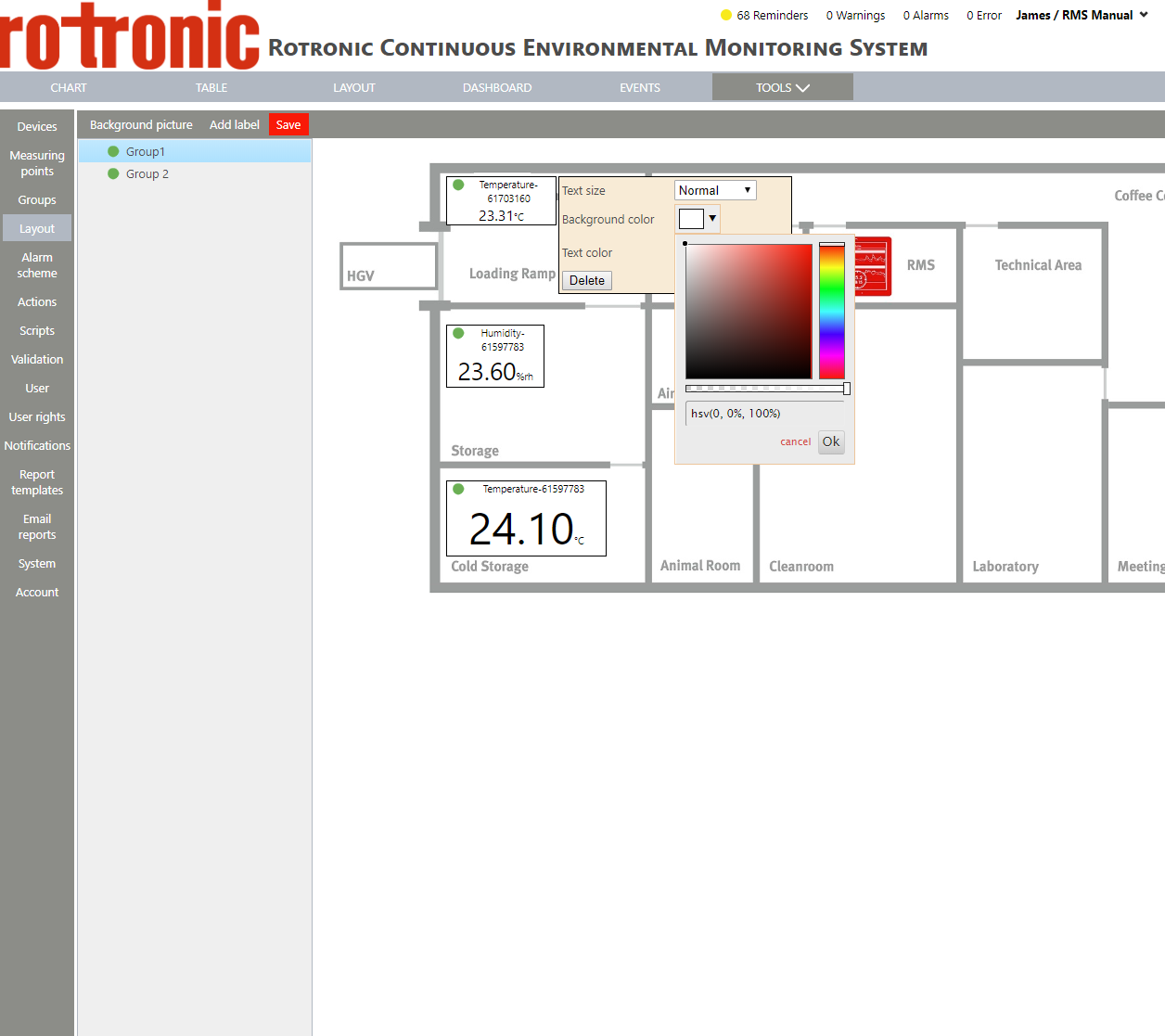 configure your layout view 12
