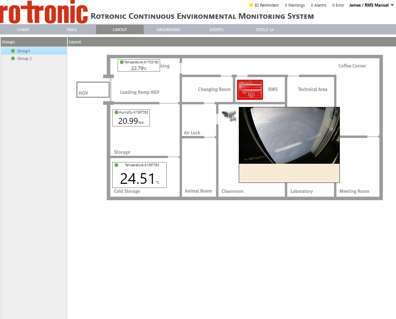 add a web camera label 6