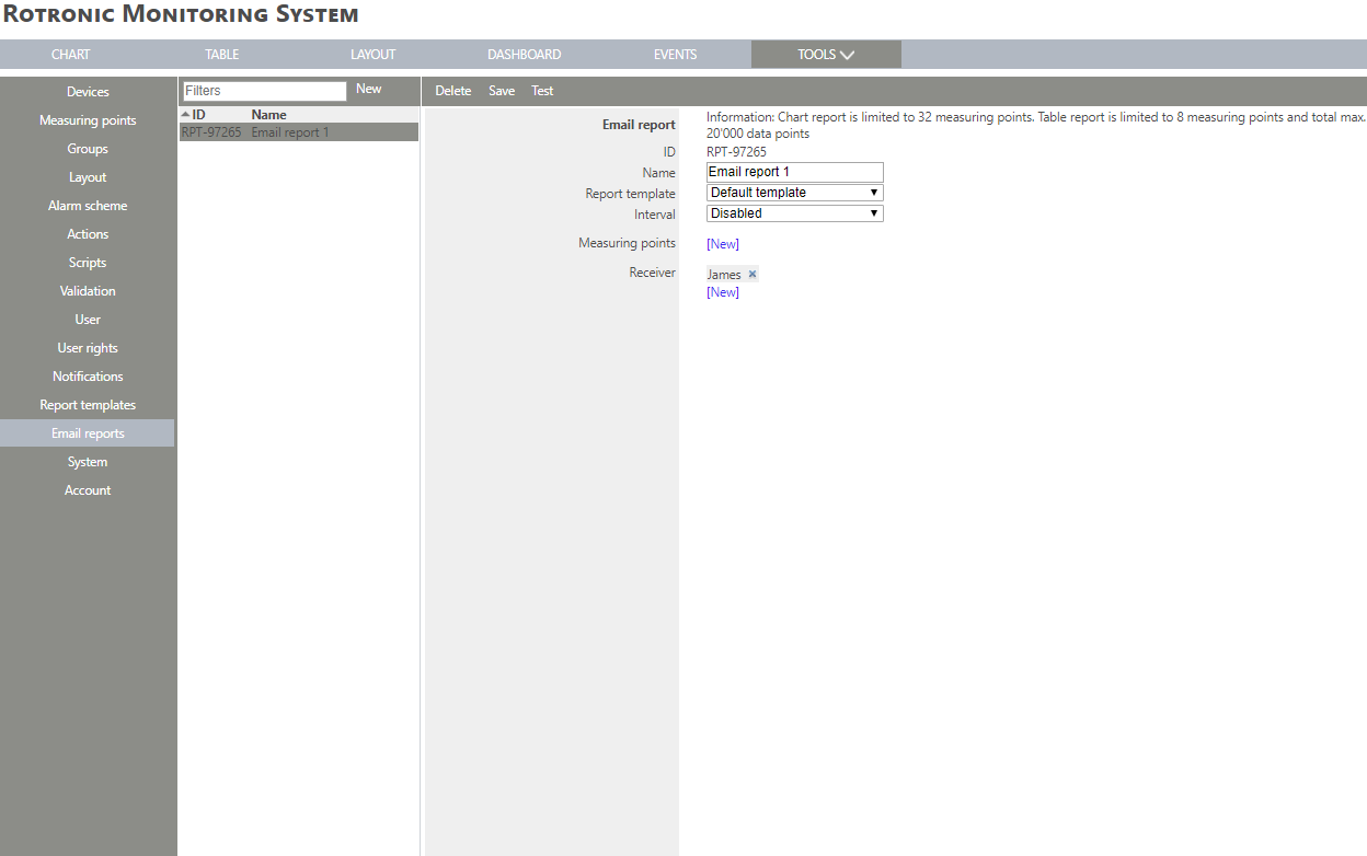 add an email report step 4