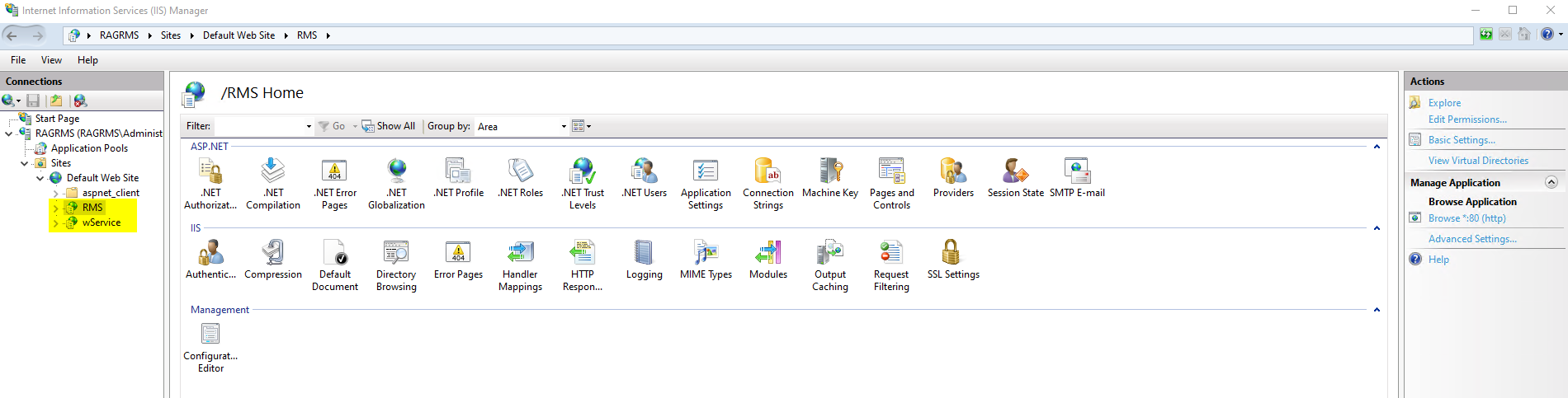 wservice and wpage
