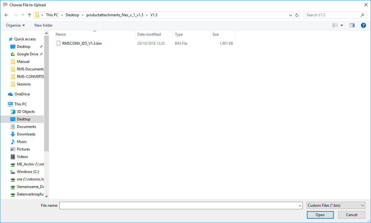 rms converter firmware update 1