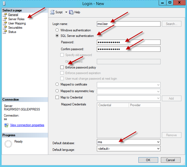 create new data base 5