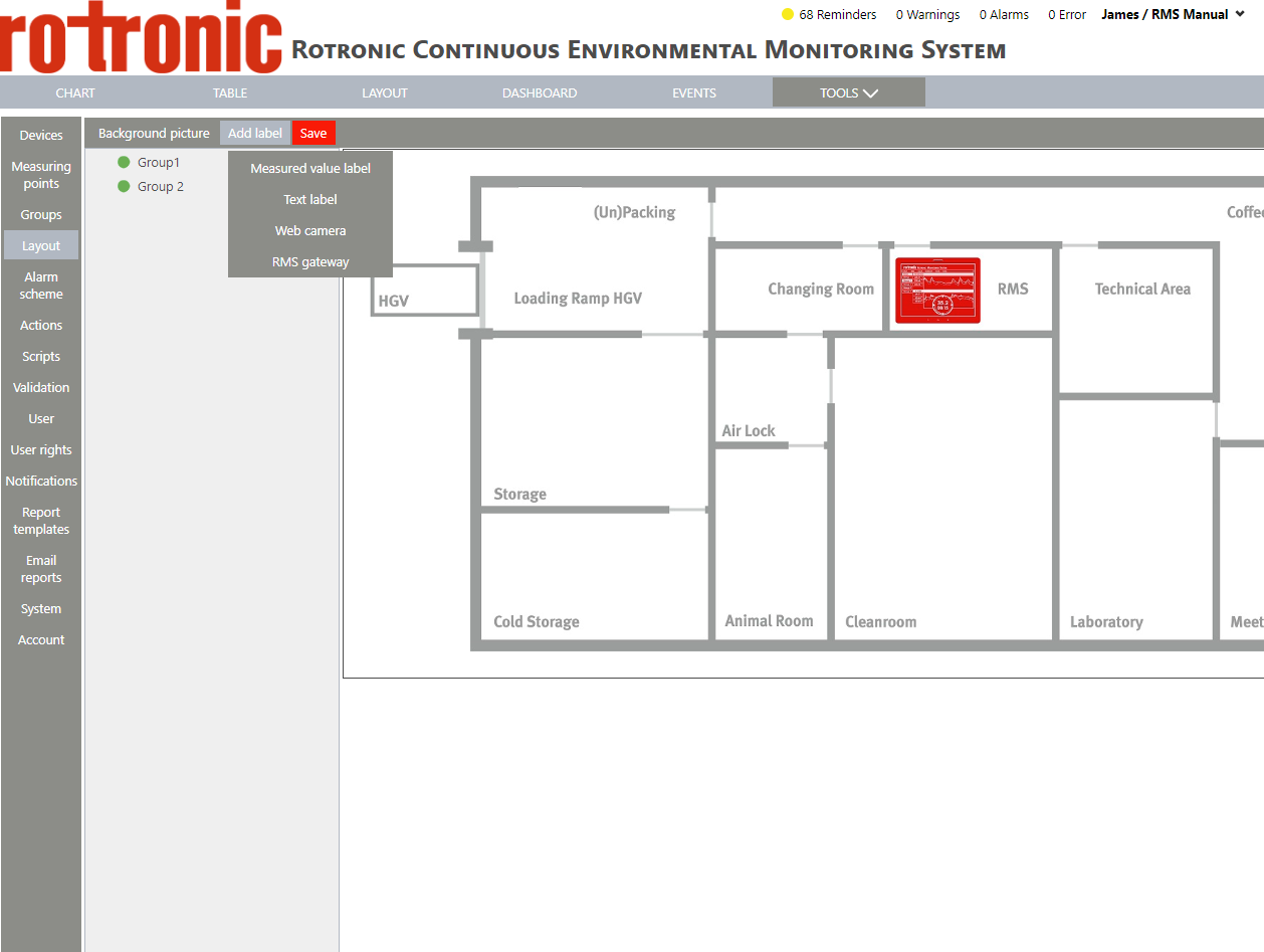 configure your layout view 5