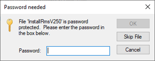 install v250 20