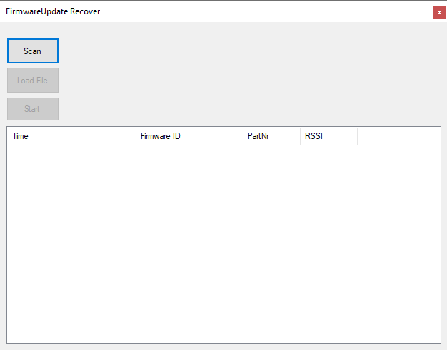 RMS-CONFIG Firmware Update Recover
