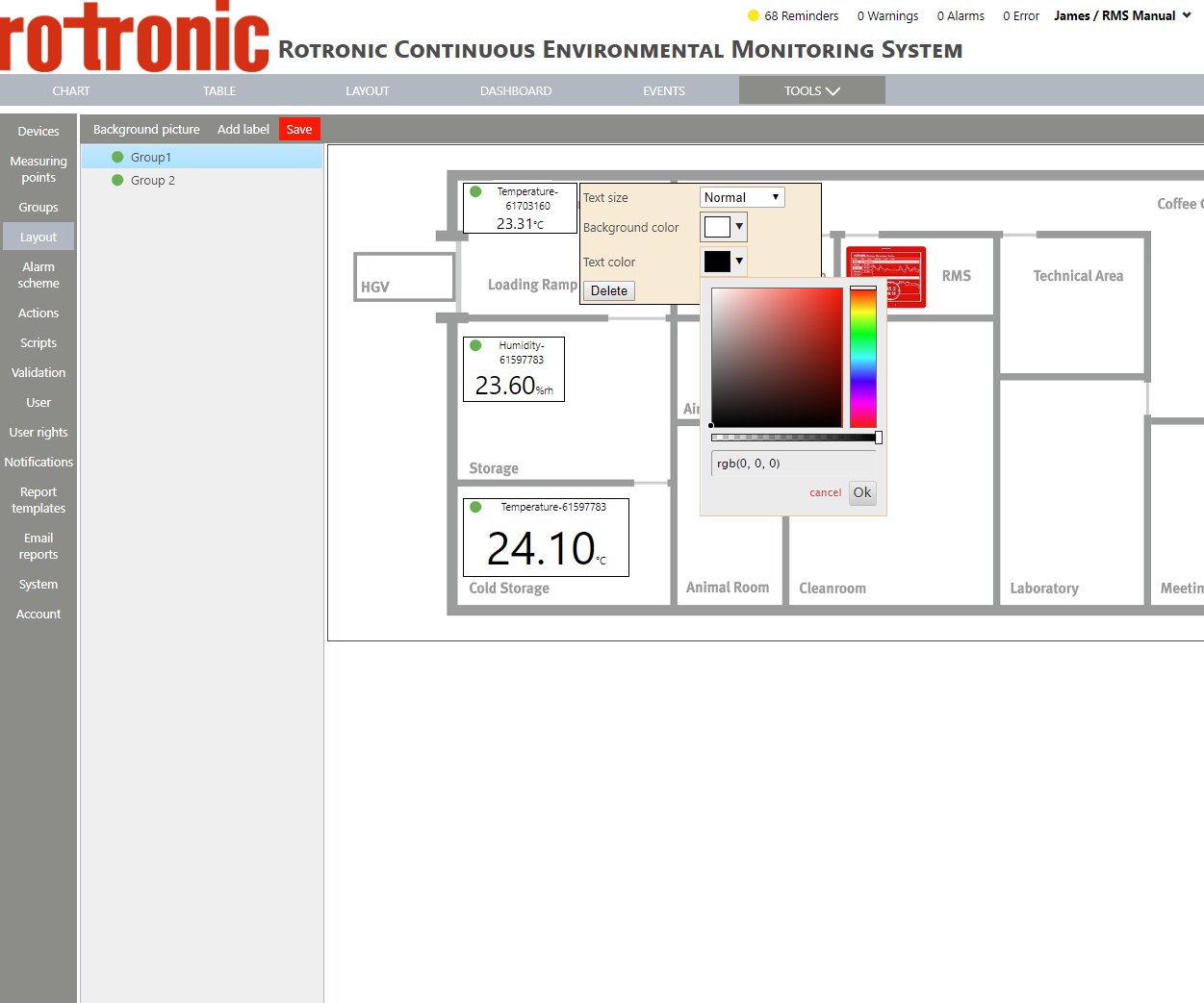 configure your layout view 13