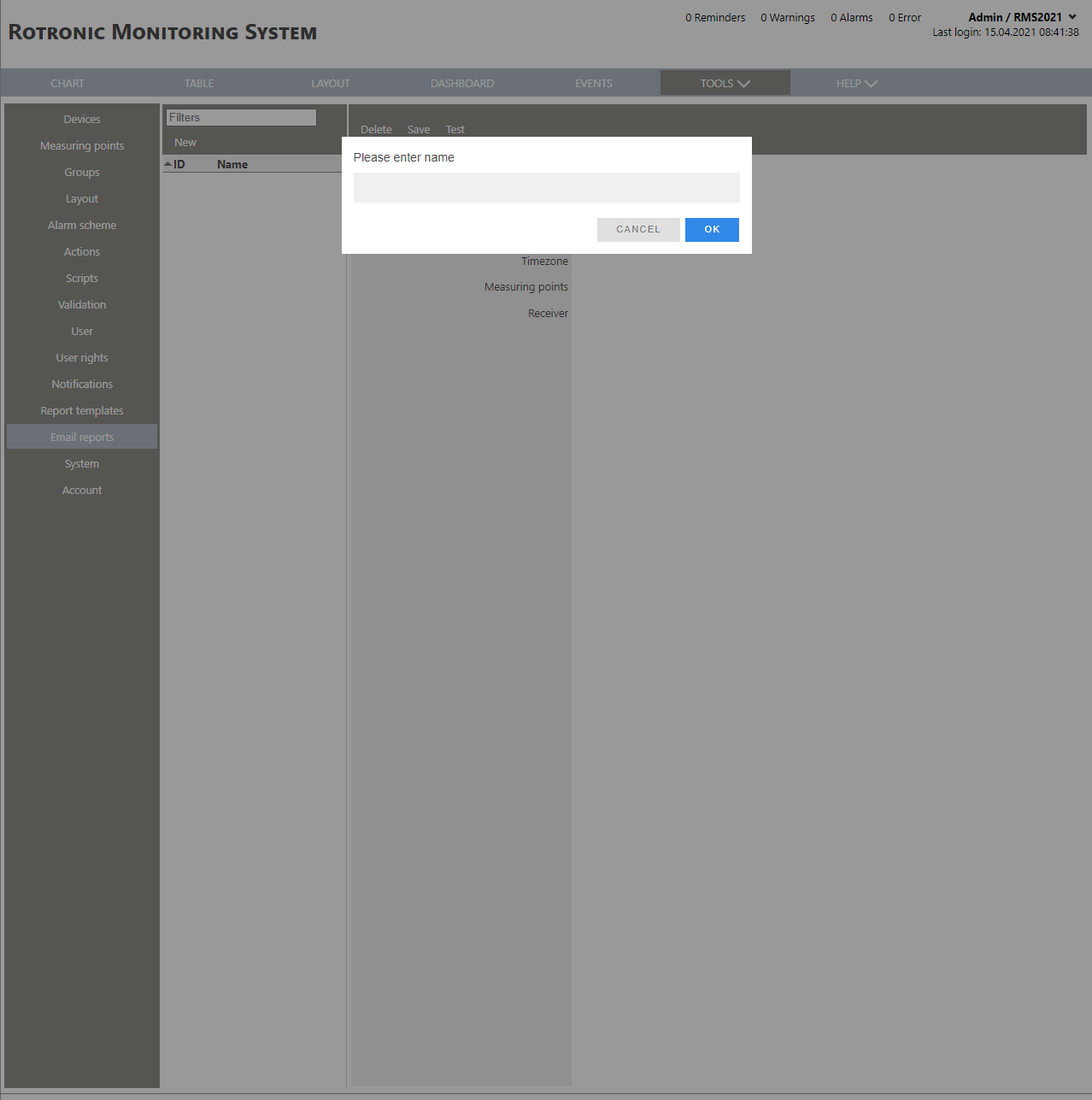 Email Reports New+New