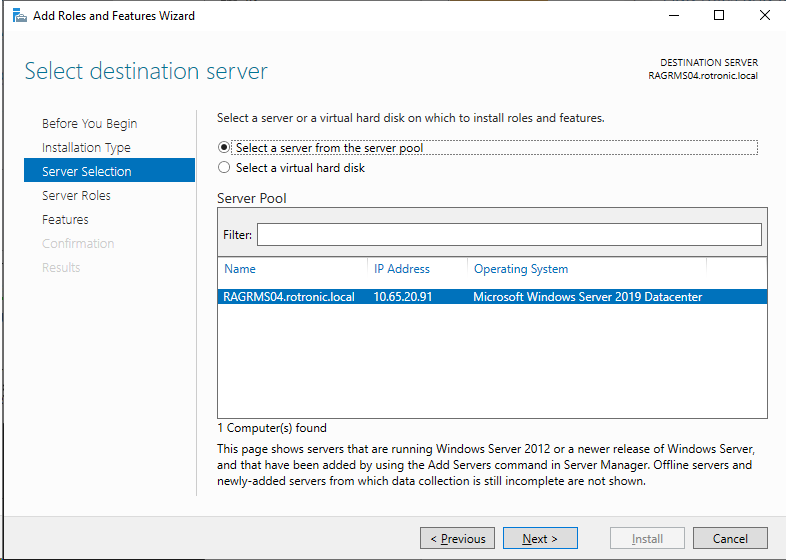 remote desktop install 17