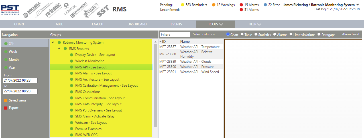 export data via the data analysis function 3