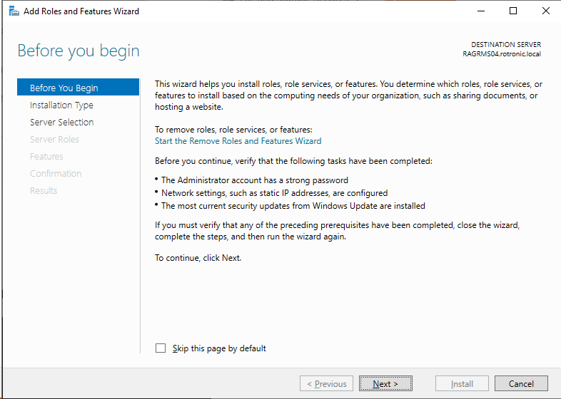 remote desktop install 15